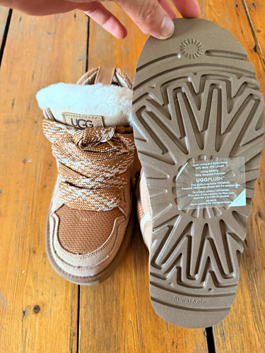 Ugg beige mid top lace - beige,