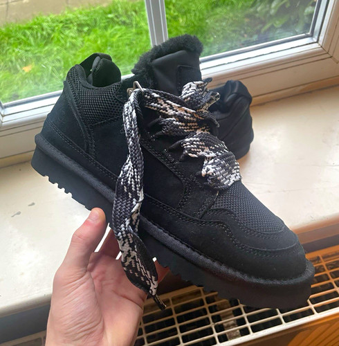 Ugg lowmel black suede sneaker - lowmel,