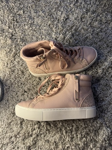 Ugg olli pink leather high - ugg,