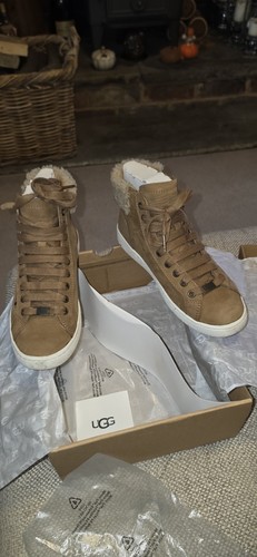 Ladies ugg high top trainers - top,