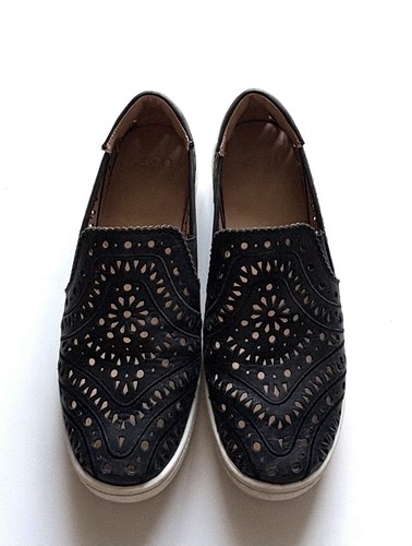 Ugg women black perforated - women's,