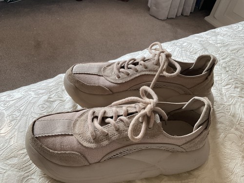 Beige ugg treadlite trainers - beige,